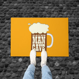Felpudo Graciosa cueva de beer mug Man