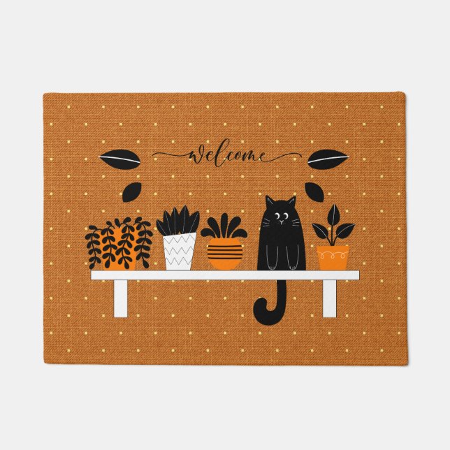 Felpudo Graciosa estantería de bienvenida escondiendo hoga (Anverso)