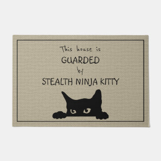 Felpudo Graciosa felina grande Doormat 