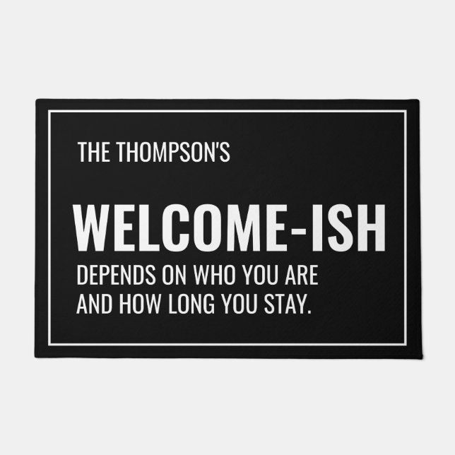 Felpudo Graciosa puerta de bienvenida (Anverso)