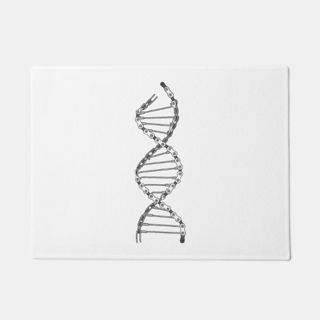 Felpudo Gracioso ADN Ciclismo Cadena de bicicleta Biciclet (Anverso)