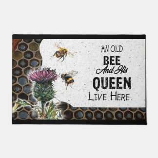 Felpudo Gracioso Bee Doormat, regalo de Abeja Cute Lover,