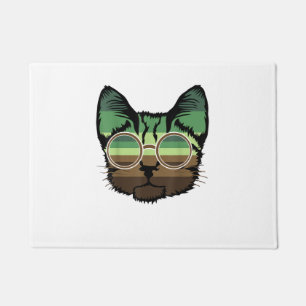 Felpudo Gracioso Cat retro