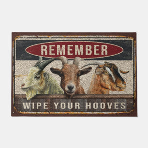 Felpudo Gracioso Donkey Yo Family Doormat, Donkey Lover Ma