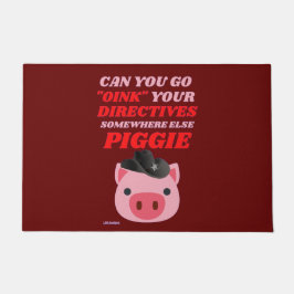 Felpudo gracioso doormat "OINK PIGGIE"