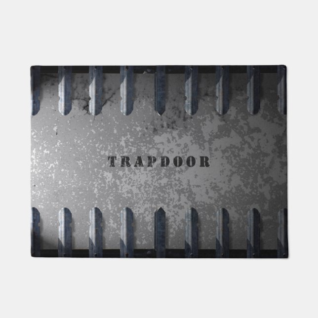 Felpudo Gracioso doormat trapdoor (Anverso)