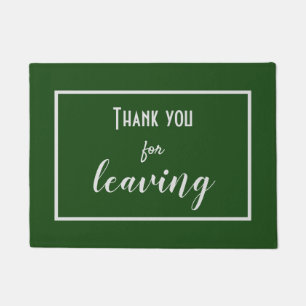 Felpudo Gracioso "Gracias por salir" Introvertido Antisoci