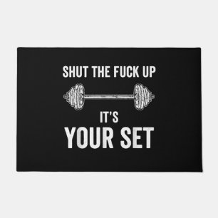 Felpudo Gracioso Gym Workout es tu presupuesto establecido