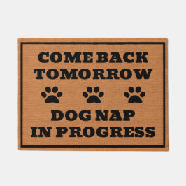 Felpudo Gracioso Perro Perro Perro Paw Imprimen Minimalist