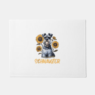 Felpudo Gracioso perro Schnauzer