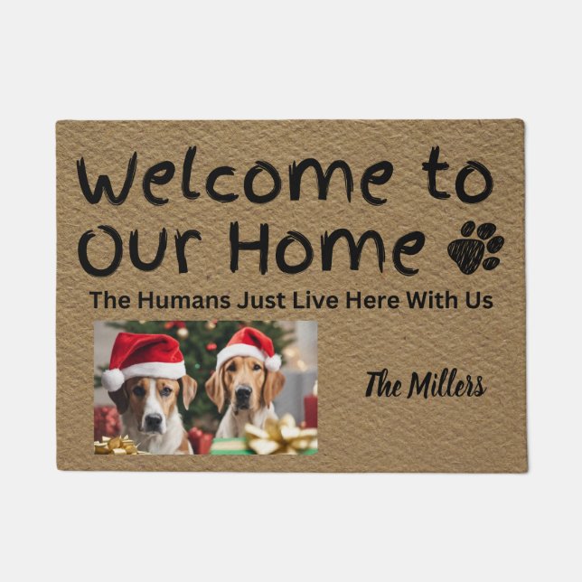 Felpudo Gracioso Personalizado Personalizado Door Mat aman (Anverso)