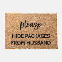 Gracioso Por Favor Ocultar Paquetes Del Marido
