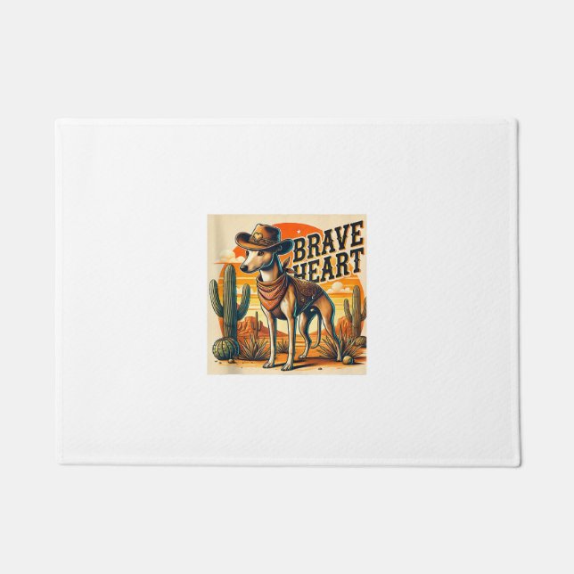 Felpudo Gracioso Sheriff Dog Shirt Greyhound Whippet Dog M (Anverso)