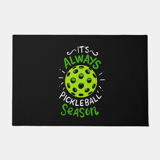 Felpudo Graciosos Regalos De Pelota De Pickleball (Anverso)
