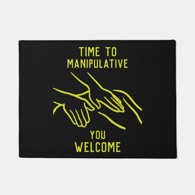 Felpudo Graciosos Regalos Osteopath (Anverso)