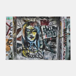 Felpudo Graffiti Guay Modern Urban Street Art