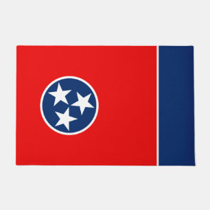 Felpudo Gráfico de la bandera del estado de Tennessee diná