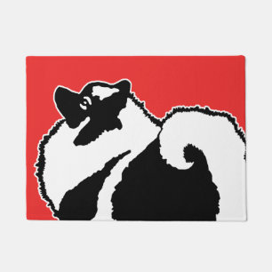 Felpudo Gráficos del Keeshond - arte original lindo del