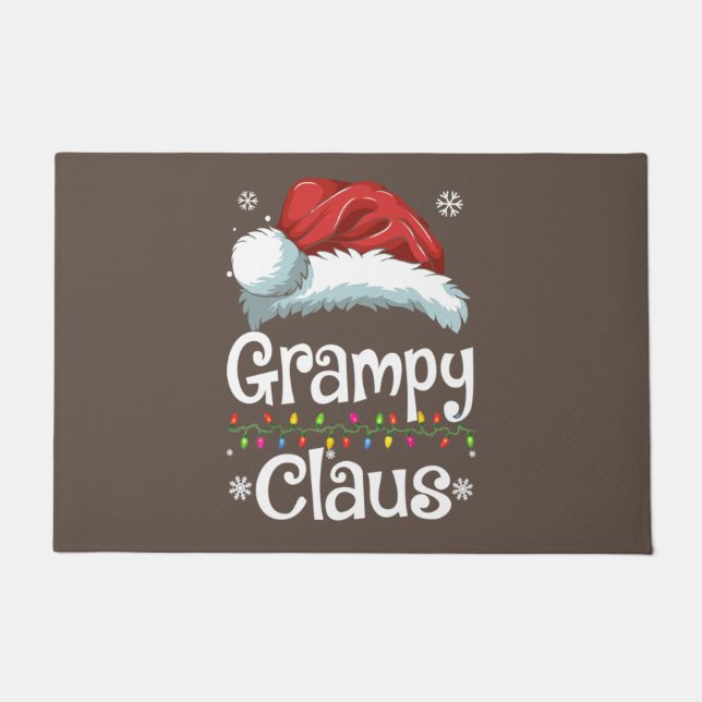 Felpudo Grampy Claus Shirt, Familia Coincidiendo Grampy Cl (Anverso)