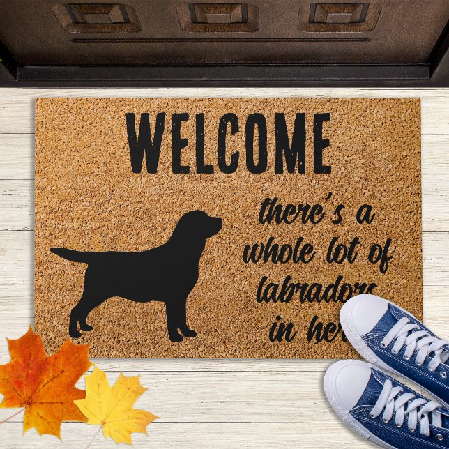 Felpudo Gran cantidad de labradores aquí Mascota perro ama (Subido por el creador)
