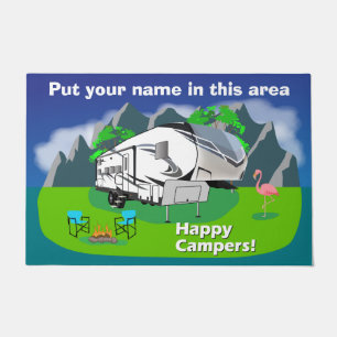 Felpudo Gran Diseño Reflejo Diseño 28bh Campers Feliz
