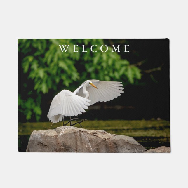 Felpudo Gran Egret (Anverso)