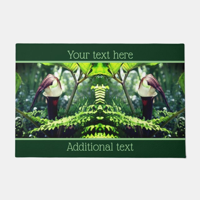 Felpudo Gran Jack En La Flor Pulpit Personalizado (Anverso)