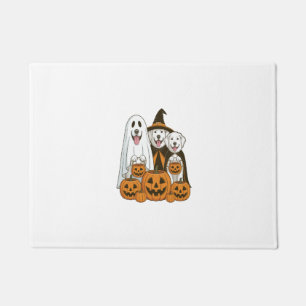Felpudo Gran Pirineo Perro Bruja Fantasma Halloween Combin