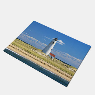 Felpudo Gran punto Faro Nantucket MAMÁ puerta Mat