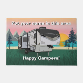 Felpudo Gran Reflejo Diseño Quinta Rueda