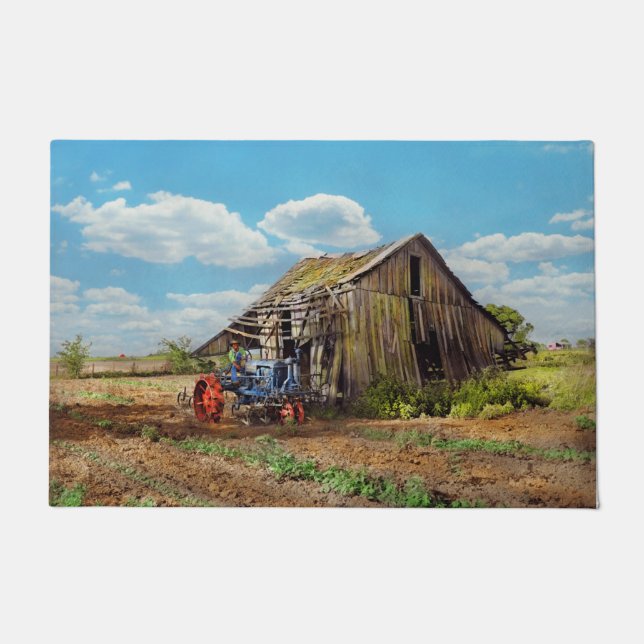 Felpudo Granja - Tractor - Roto pero todavía útil 1939 (Anverso)