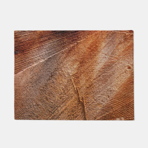 Felpudo Grano de madera de tronco cortado