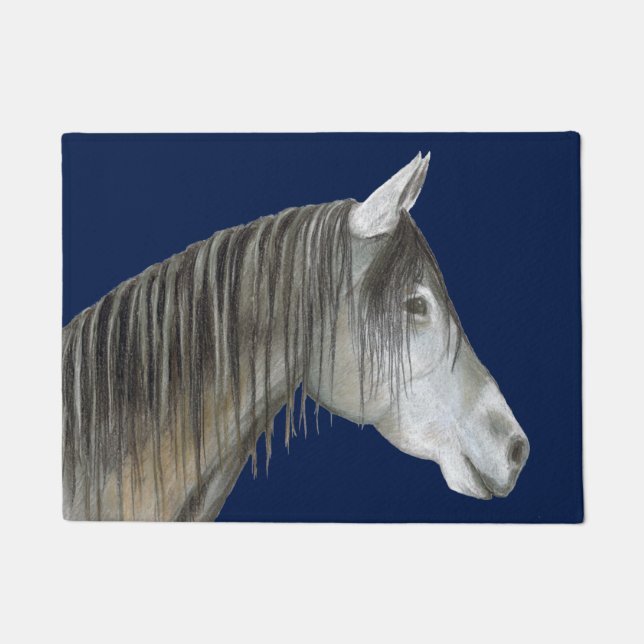 Felpudo Gray Horse (Anverso)