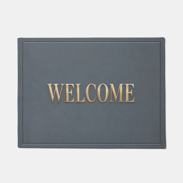 Felpudo Gray Welcome Mat (Anverso)