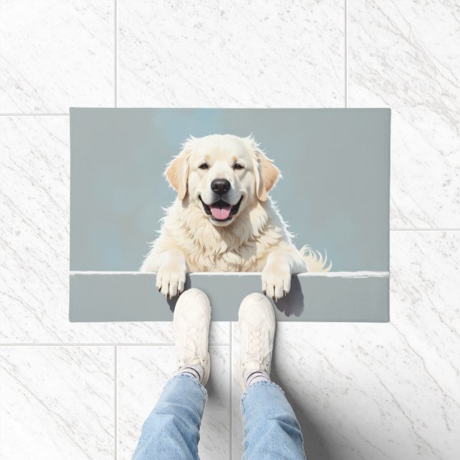 Felpudo Great Pyrenees Doormat Art (Interior)