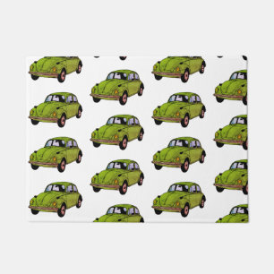 Felpudo Green Hippie Car Door Mat