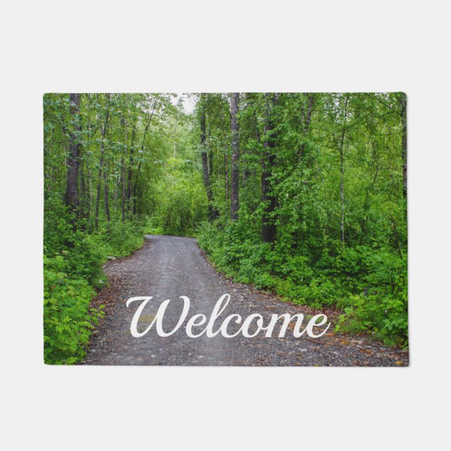 Felpudo Green Paradise Welcome Doormat (Anverso)