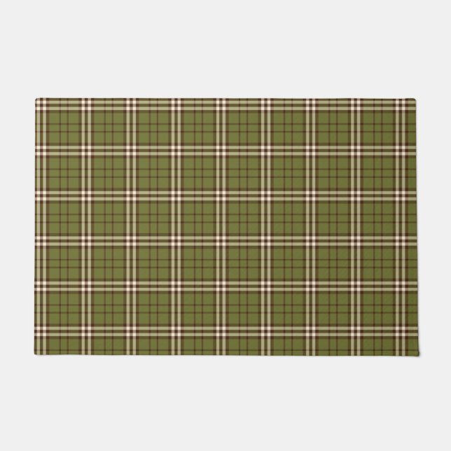 Felpudo Green Tartan Doormat (Anverso)