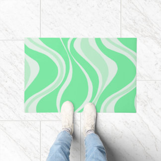 Felpudo Green Waves Door Mat