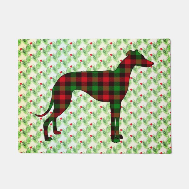 Felpudo Greyhound Holiday (Anverso)