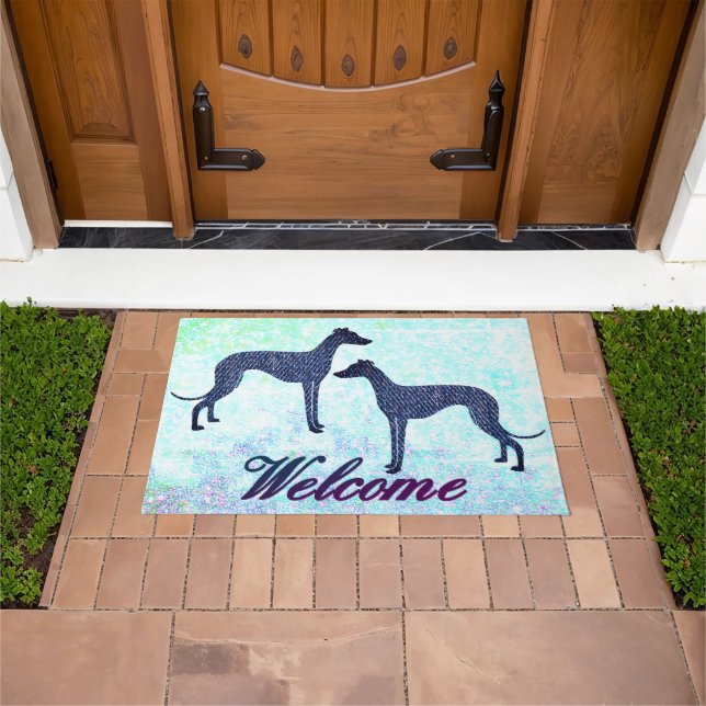 Felpudo Greyhound Jean Bienvenida (Exterior)