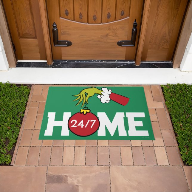 Felpudo Grinch | Personalizado 24/7 (Exterior)
