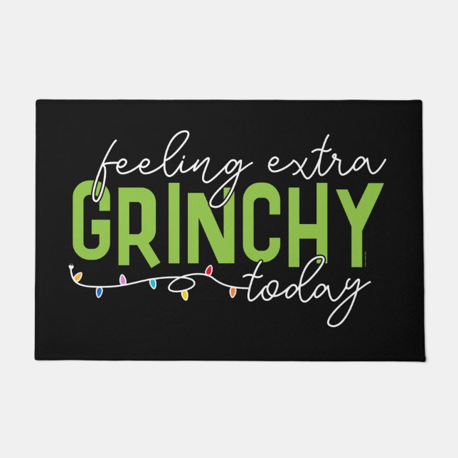 Felpudo Grinch | Sensación de picor extra hoy (Anverso)