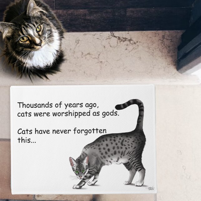 Felpudo Gris Tabby Cat egipcio (Subido por el creador)