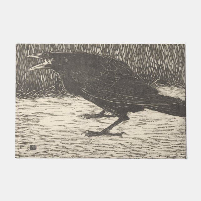 Felpudo Gritando a Crow (por Jan Mankes) (Anverso)