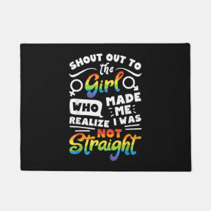 Felpudo Grito a la chica Orgullo Lesbiana LGBT Camiseta G