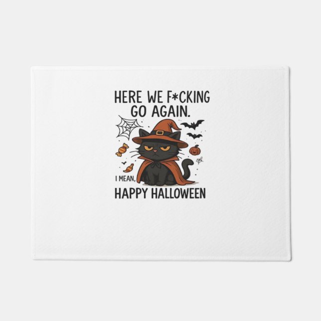 Felpudo Grumpy Cat Halloween Classic T-Shirt (Anverso)