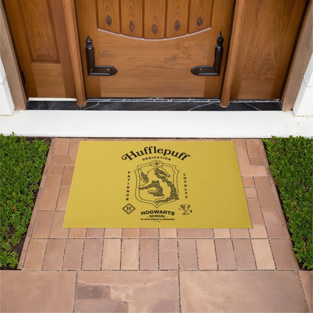 Felpudo GRYFFINDOR NO, pero HUFFLEPUFF™ Dedicación Pacienc (Exterior)