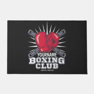 Felpudo Guantes de boxeo personalizados boxeador campeón d