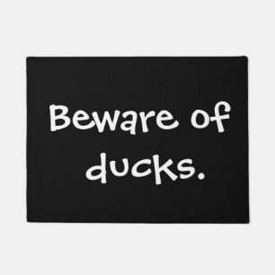Felpudo Guárdese de patos